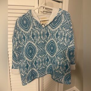 Chaser NWT Boho Beach Hoodie